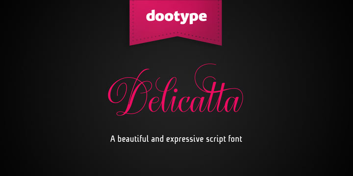 Delicatta Font Poster 1