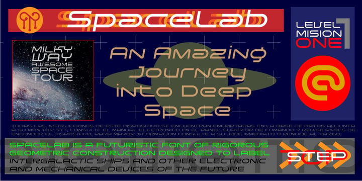 SpaceLab Font Poster 8