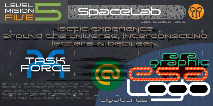 SpaceLab Font Poster 6