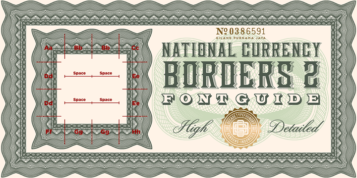 National Currency Font Poster 7