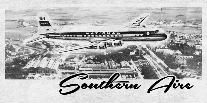Southern Aire Font Poster 1