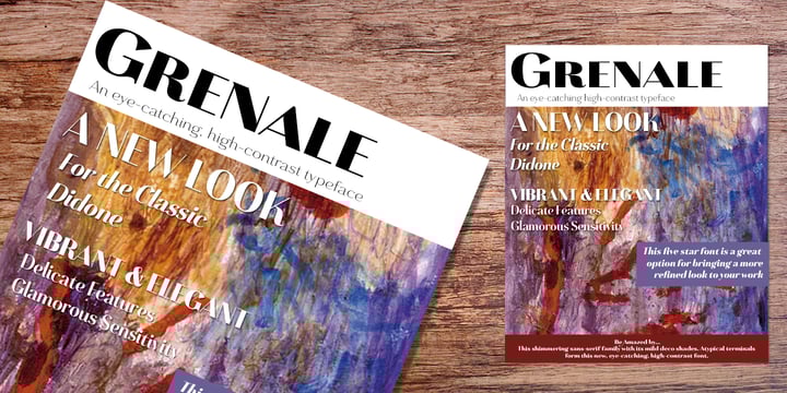 Grenale Font Poster 7
