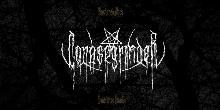 death metal font free