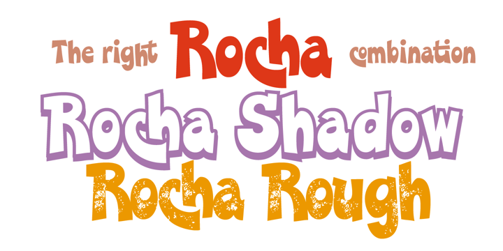 Rocha Font Poster 2