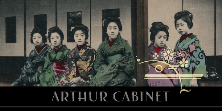 Arthur Cabinet Font Poster 1