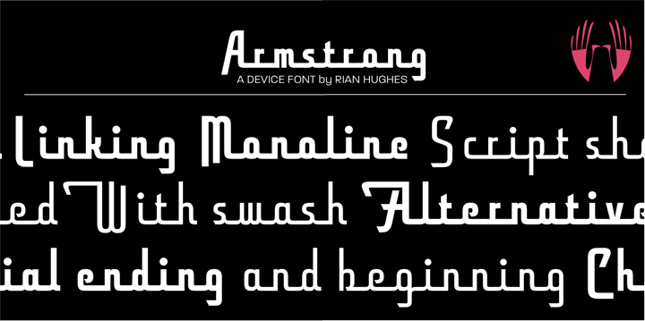 Armstrong Font Poster 1