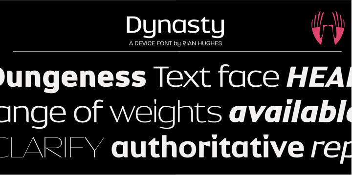 Dynasty Font Poster 6