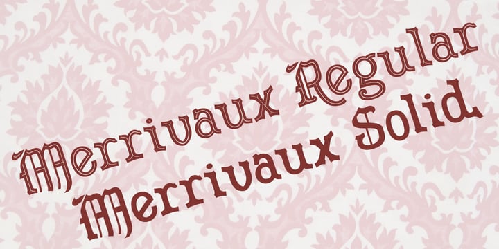 Merrivaux Font Poster 2
