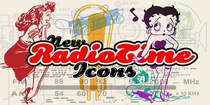 RadioTime Font Poster 22