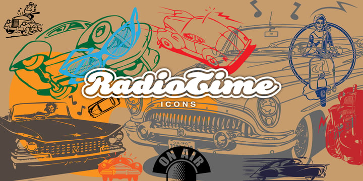 RadioTime Font Poster 27