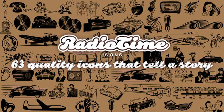 RadioTime Font Poster 30