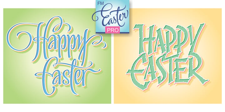 FM Easter Pro Font Poster 5