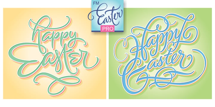 FM Easter Pro Font Poster 1