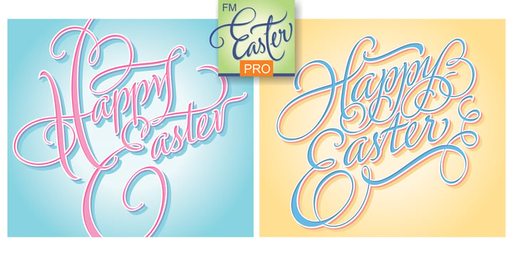 FM Easter Pro Font Poster 2