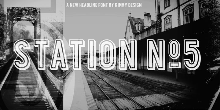 Station Font Poster 5