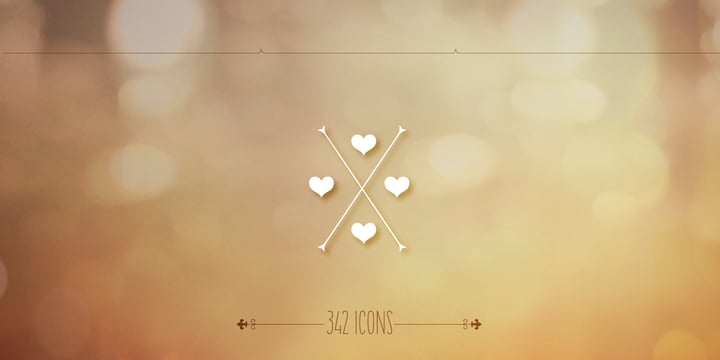 Only You Icons Font Poster 2