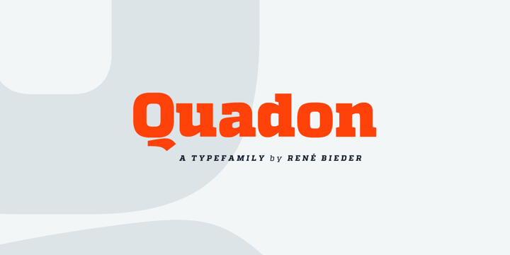 Quadon Font Poster 1