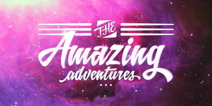 Letrista Script Font Poster 15