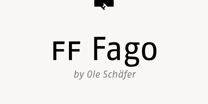 FF Fago Font Poster 1