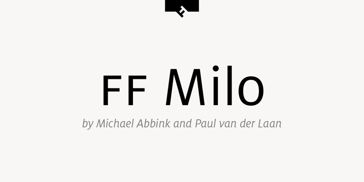 FF Milo Font Poster 1