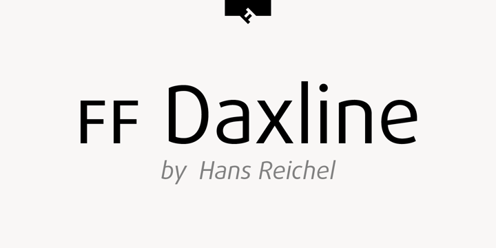 FF Daxline Font Poster 1