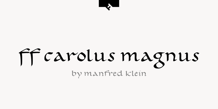 FF Carolus Magnus Font Poster 1
