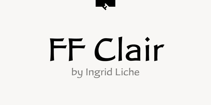 FF Clair Font Poster 1