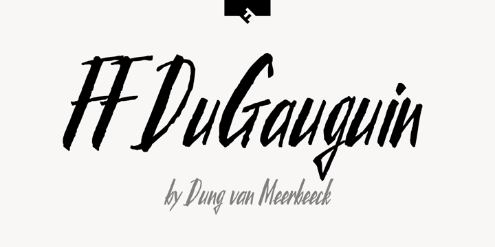 FF DuGauguin Font Poster 1
