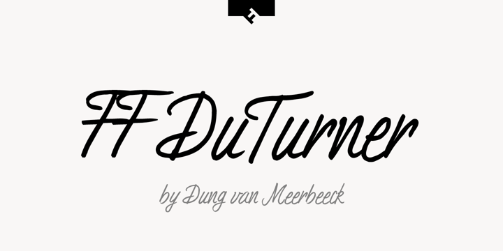 FF DuTurner Font Poster 1