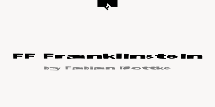 FF Franklinstein Font Poster 1