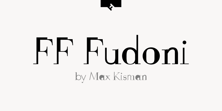 FF Fudoni Font Poster 1
