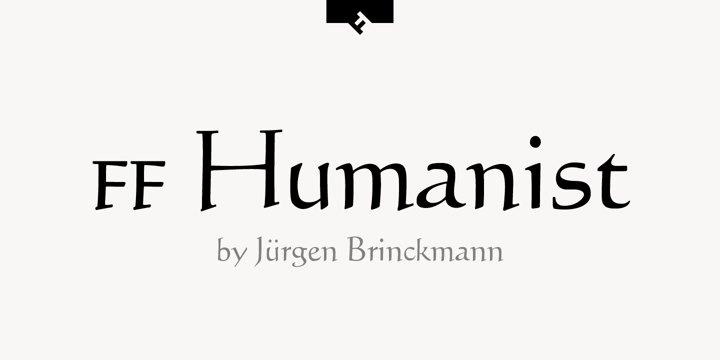 FF Humanist Font Poster 1