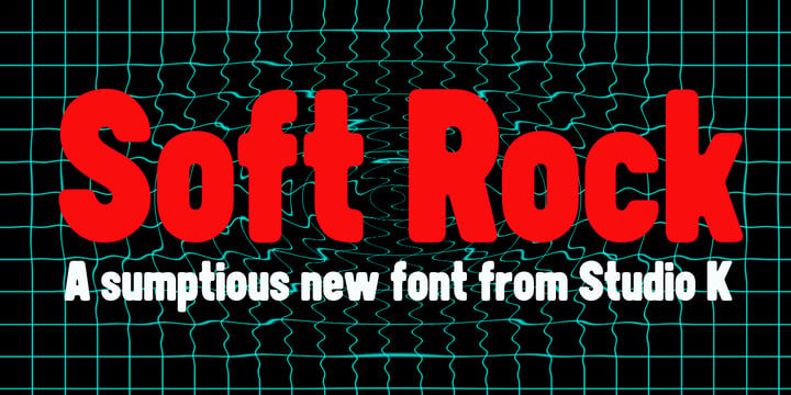 Soft Rock Font Poster 1