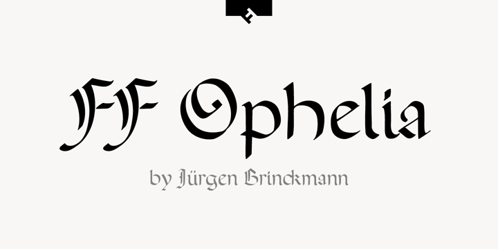 FF Ophelia Font Poster 1
