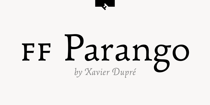 FF Parango Font Poster 1