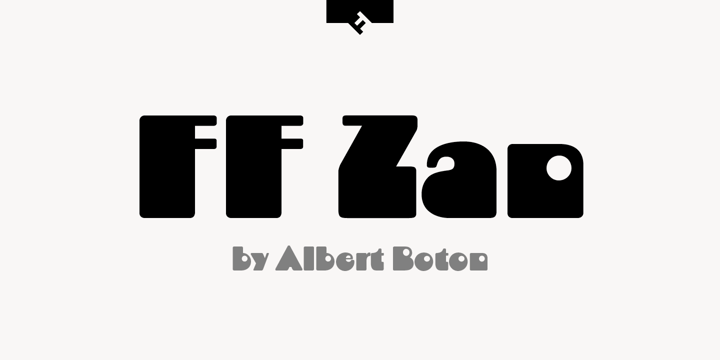 FF Zan Font Poster 1