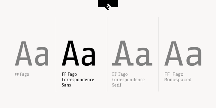 FF Fago Correspondence Sans Font Poster 2