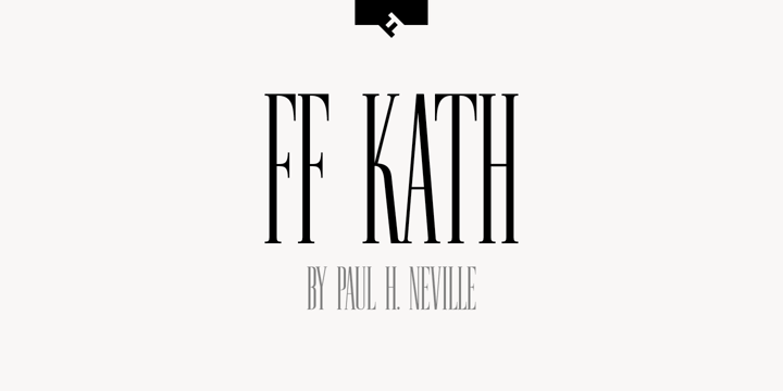FF Kath Font Poster 1