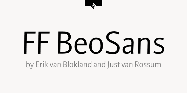 FF BeoSans Font Poster 1