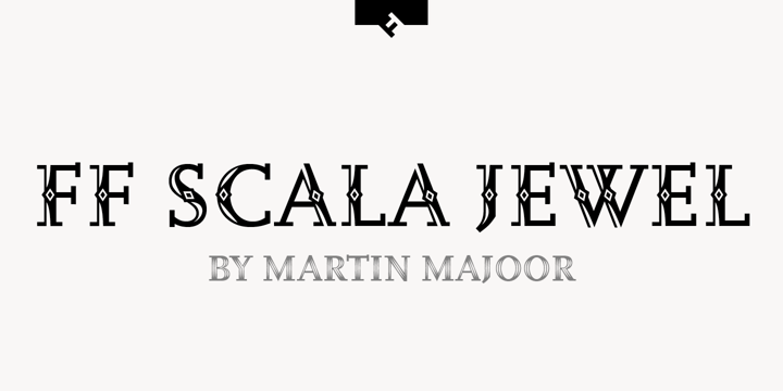 FF Scala Jewel Font Poster 1
