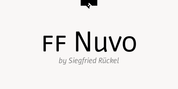 FF Nuvo Font Poster 1