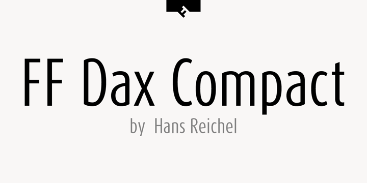 FF Dax Compact Font Poster 1