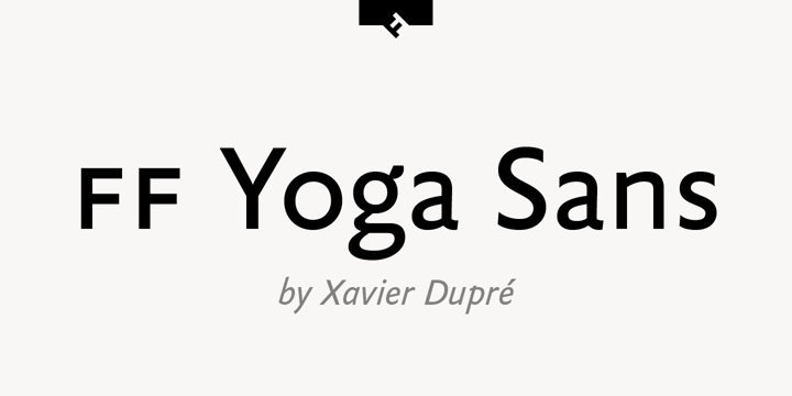 FF Yoga Sans Font Poster 1
