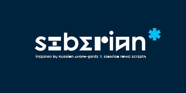 Siberian Font Poster 1