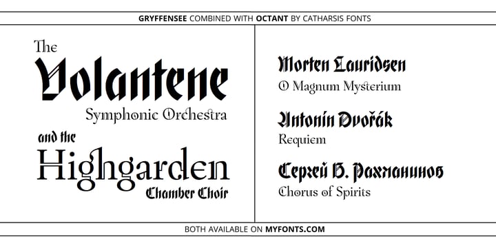 Gryffensee Font Poster 7