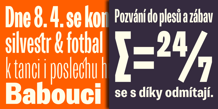 Trivia Gothic Font Poster 9