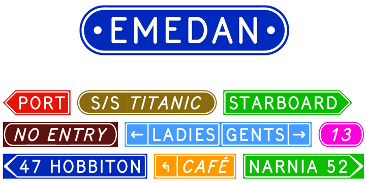 Emedan Font Poster 1