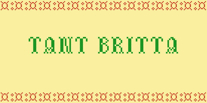 Tant Britta Font Poster 1