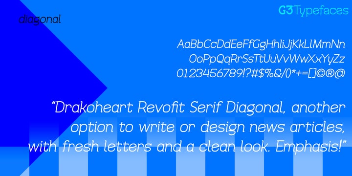 Drakoheart Revofit Serif Font Poster 3