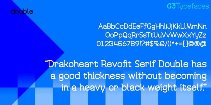 Drakoheart Revofit Serif Font Poster 4